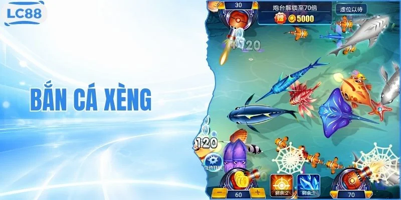 Bắn Cá Xèng Săn Thưởng Đại Dương Xanh Hấp Dẫn Tại LC88