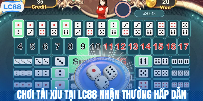 Chơi Tài xỉu tại LC88 nhận thưởng hấp dẫn