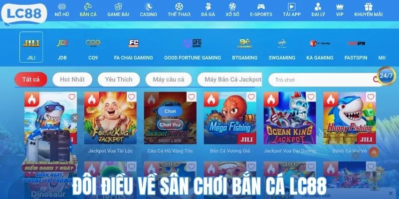 Đôi điều về sân chơi bắn cá LC88